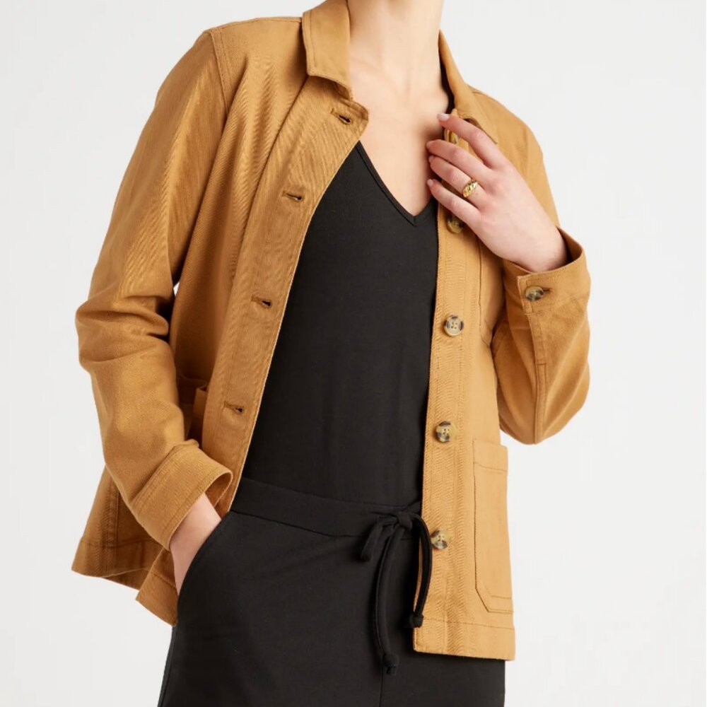 Quince - Organic Comfort Stretch Chore Jacket - NEW